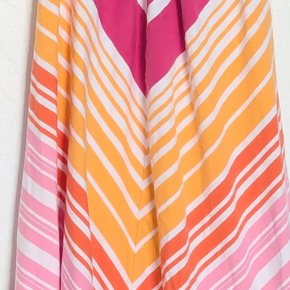 Tommy Hilfiger Girls' (XS/4-5)  Vibrant Colored Maxi Halter Sun/Summer Dress